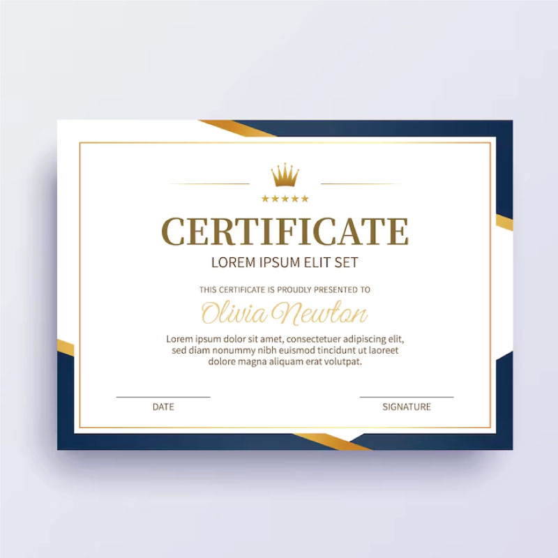 Certificates